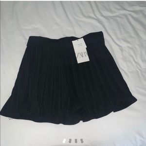 nwt zara pleated skort